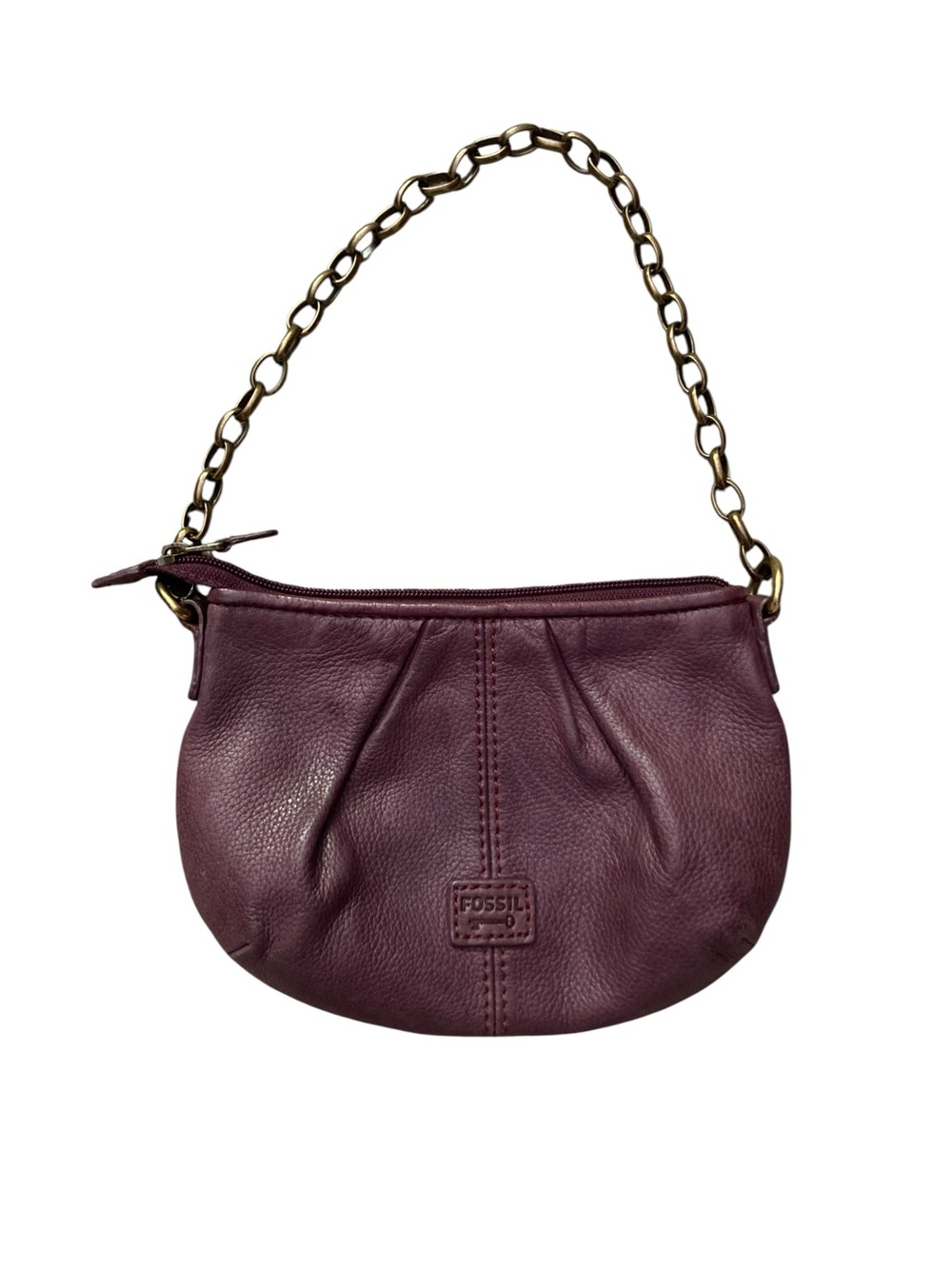 Women’s wristlet Vintage Y2K fossil leather wristlet purple